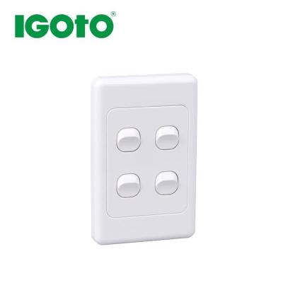 China House IGOTO 4gang saa austrlian new zealand png switch power outlet free samples electrical factory for sale