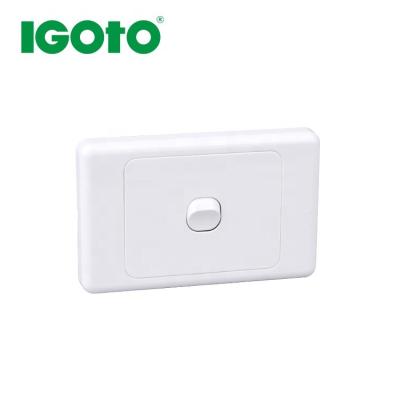 China Wall Switch 1G 2 Way 10A SAA Electric Australian Lamp Switch Residential Universal Competitive Price 250V/Multipurpose for sale