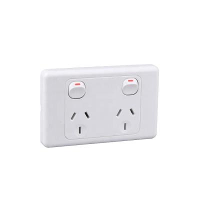 China Double GPO SAA Approval Quantity Price New Residential / Multipurpose Wall Outlet Hot Selling Australian Professional Power Point for sale