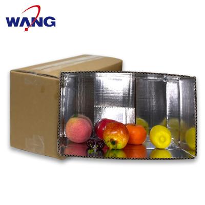 China Recyclable Cold Aluminum Insulated Transport Cardboard Box Factory Direct Sale Aluminum Foil Box Packaging Box for sale