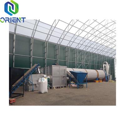 China 2022 Electric Professional PLC Control Grass Alfalfa Rotary Sieve Drum Dryer for sale