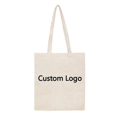 China Wholesale Washable Customize Logo Cotton Handled Bag Shopping Bag Large Capacity Shopping Bag for sale