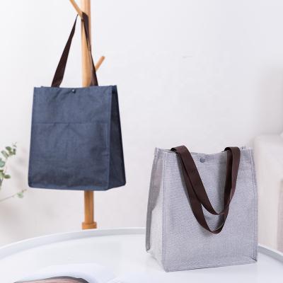 China Reusable Natural Cotton Eco-friendly foldableTote Bags Reusable Shopping Bag for sale