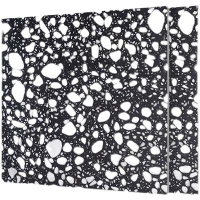 China New Anti-slip Chinese Gray Terrazzo Tile 600x600 Living Room Dining Room Brick 600x1200 Mall Clothing Store Floor Tile for sale