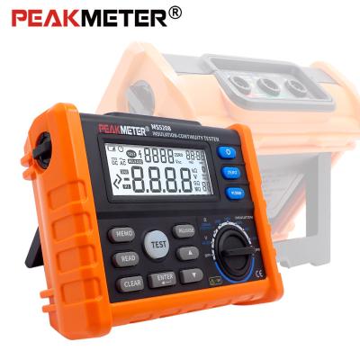 China Digital Insulation Resistance Continuity Tester Resistance Meter for sale