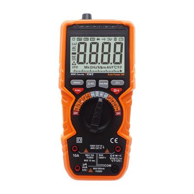 China Manual And Auto Range Digital Meter Voltmeter AC DC Digital Multimeter MAX And MIN Measurement NCV Function for sale