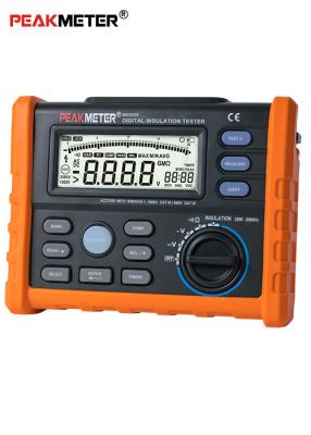 China Black Digital Insulation Resistance Tester Analogue And Digital Multimete Measurement for sale