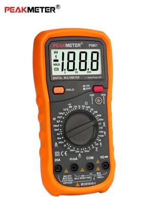 China AC / DC Current Tester Dmm Digital Multimeter , 2000 Counts Auto Range Digital Multimeter for sale