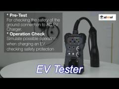 pm701 series evse adapter advanced charging station tester with  pe pre-testing