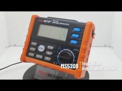 High Sensitivity Clamp Earth Ground Resistance Tester Lower Power Consumption