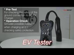 pm701 series evse adapter advanced charging station tester with  pe pre-testing