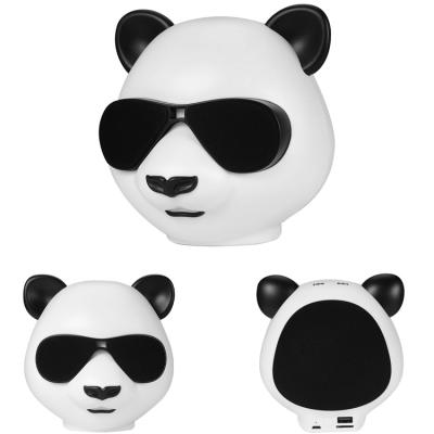 China Radio With Amplifier TWS Features Novelty Features Panda Speaker Christmas Chinese Wireless Mini Speaker for sale