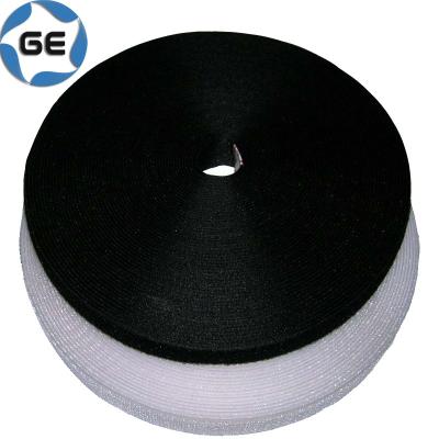 China Durable high quality hook and loop tape 100% nylon sew on fastener various color and width hook and loop for sale