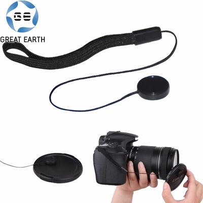 China Used to be stuck on the surface of Lens Cover Lens Cover Cap Keeper Holder Rope Hanging Rope For All DSLR SLR Camera Lens Cover Anti-lost Rope for sale