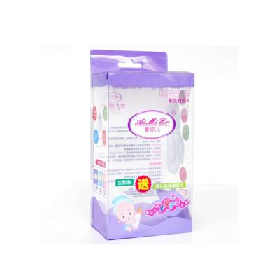 China Custom Biodegradable Clear PP Baby Bottle Packaging Box Frosted Plastic Baby Bottle Packing Box for sale