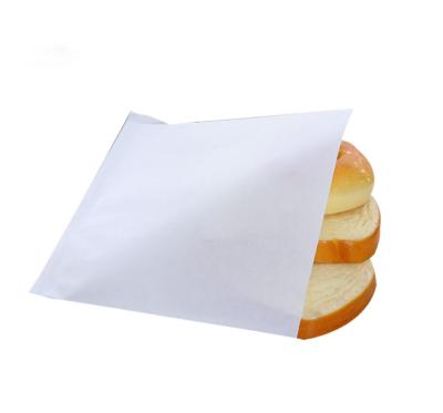 China Heaven and Earth Mouth Waterproof Paper Bag Bread Sandwich Hamburger Disposable Paper Envelope Pouch for sale