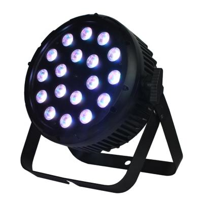 China JOYRAY Flat Round LED Stage Par Can Light 18pcs 6W Warm White Cool White Stage Disco KTV Party DJ Light for sale