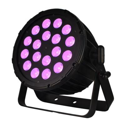 China JOYRAY LED Stage Flat Around Par Light 18x10W RGBW 4in1 Stage Disco KTV Wedding Party DJ Light for sale