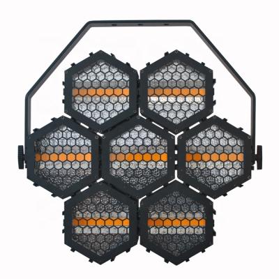 China JOYRAY Stage Light Hexagon LED Strobe Retro Effect DMX Light 7x80W Storm 7units Stage Kit 7x80W Disco KTV Party DJ Light for sale