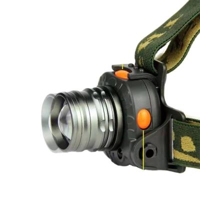 China Outdoor Waterproof Camping Flashlight Head Lamp Rechargeable Headlight T1b for sale