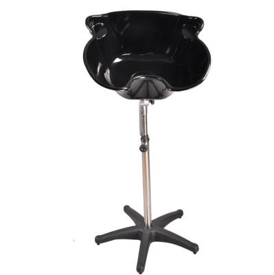 China Fashionable Wholesale Portable Movable Hairdressing Equipment Portable Salon Furniture Hair Sink With Bucket for sale