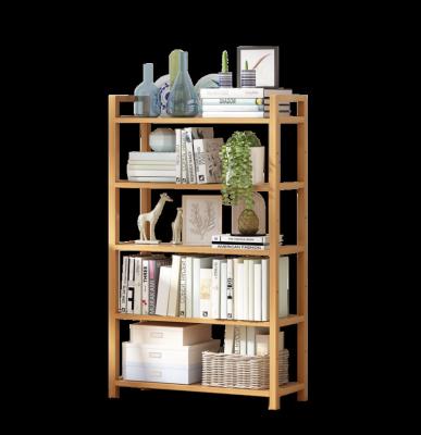 China Haichuan cheap corner shelf single viable home room small multi-functional creative multi-layer bamboo storage rack for sale