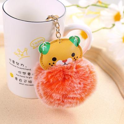 China Promotion Gift BM1109 Promotion Gift Teddy Bear Key Cartoon Accessories Cute Animal Cute Bag Pendant Teddy Bear Pom Pom Keychain for sale