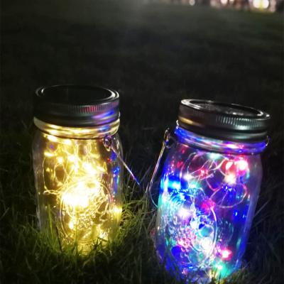 China Powerd Solar New Product Festival Decoration Hot Selling Festival Led Mason Jar String Lights Outdoor for sale