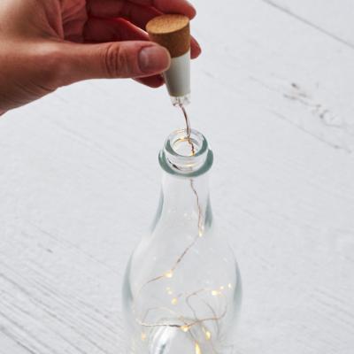 China Modern Wine Bottle Usb Rechargeable Lights With Cork 20 Led Cork Shape Fairy String Light Usb Powered For Wedding Party Home Decor for sale