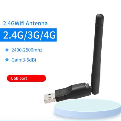 China Window high quality ABS 2.4ghz material 2400mhz to 2500mhz usb wifi network card wireless microphone solid antenna for sale