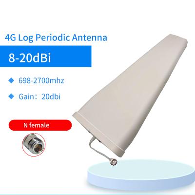 China Frequency Range 698-960/1710-2700Mhz 20dBi Gain 4G Serial Log Antenna Signal Antenna 500*230*80mm for sale