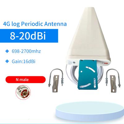 China 698-960/1710-2700Mhz Frequency Range 16dBi 4G Serial Log Antenna Signal Amplification Antenna 435*230*80mm for sale