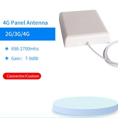 China 806-960 1710-2700 MHz Panel Antenna 7~9dBi Signal Amplifier Panel Antenna 20.5*17.5*4.5cm for sale