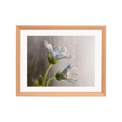 China Simple And Creative Solid Wood Modern Simplicity Photo Picture Frame Wall Hanging Mounted Frame for sale