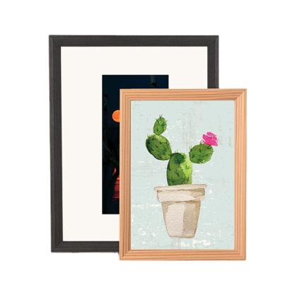 China Wholesale Modern Simplicity Wall Digital Sublimation Painting Wooden Picture Home Decor Photo Frame for sale