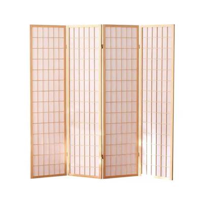 China CLASSIC Japanese Style Screen Panel Room Divider Nonwoven Double Sided Room Divider for sale