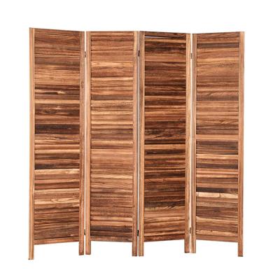 China CLASSIC Wooden Folding Partition Screen Room Freestanding Home Office Dining Room Panel Partition for sale