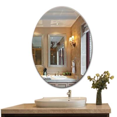 China EUROPEAN European bathroom mirror, hand wash mirror, oval bathroom wall mirror for sale