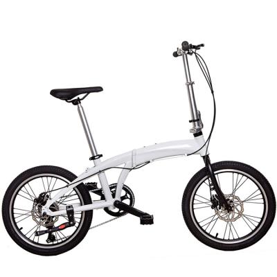 China Steel Designed Mini Folding Bike 20 inch Aluminum Alloy Folding Bike Men's or Women's Lightweight Folding Bicycles for sale