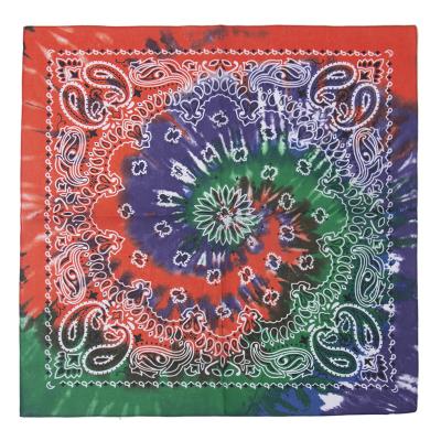 China 2021 Multiple Methods of Use Customized Bandana HD Printing Scarf Traditional Paisley Round Neck Scarf 2021 Customized Upscale Neck Increasing Scarves Hot Sale for sale