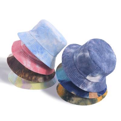 China Ladies Winter Autumn Winter Hat Bucket Hat Beanie Hat Tie Dye Thick/Soft/Comfortable Rope Wholesale Warm Stripe for sale