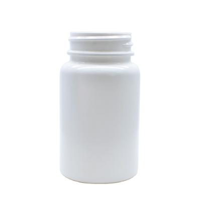 China Packaging Manufacturer 100ml White HDPE Plastic Packaging Bottle For Drug And Tablet for sale