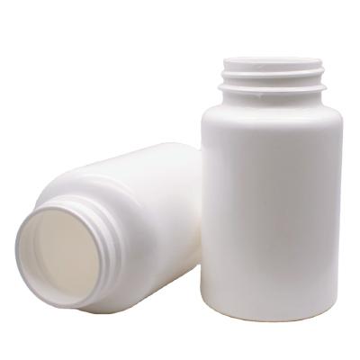 China Packaging Manufacturer 175ml White HDPE Plastic Packaging Bottle For Drug And Tablet for sale