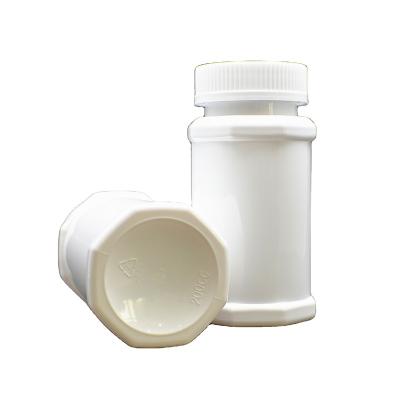 China Packaging Manufacturer 200ml PET Pill Packer White Bottle With Desiccants Pharmaceutical / Food Grade With Child Resistant Cap for sale