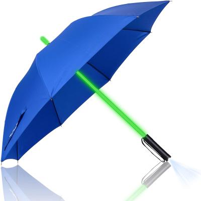 China Golf LED Lighting Minimalist Promotional Custom Umbrella for sale