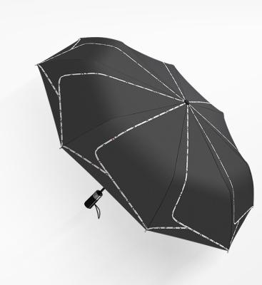 China New Minimalist Luxury Custom 3 Car Gift Full Sun Fold Umbrella for sale