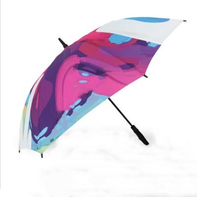 China Close User Customized Oil Umbrella Promotion Umbrella Digital Printing Golf Umbrella for sale