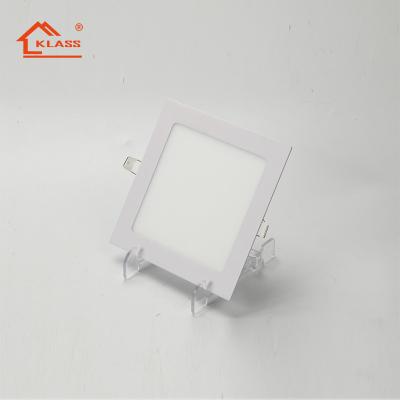 China Factory supply modern indoor led panel light 6W 9w 18w 24w 30W led ceiling lamp square led panel light for sale