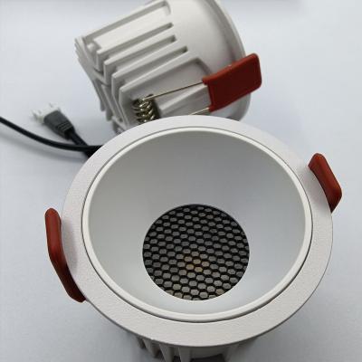 China Household Modern Wholesale Ceiling Anti-glare Narrow Edge Led Downlight Embedded Hotel Living Room Office Spot Light for sale