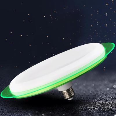 China New 27 color light source bulb universal screw three port light proof high power UFO LED bulb energy saving lamp for sale